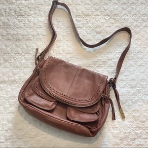 Lucky Brand Modesto Stash Flap Brandy Bag
